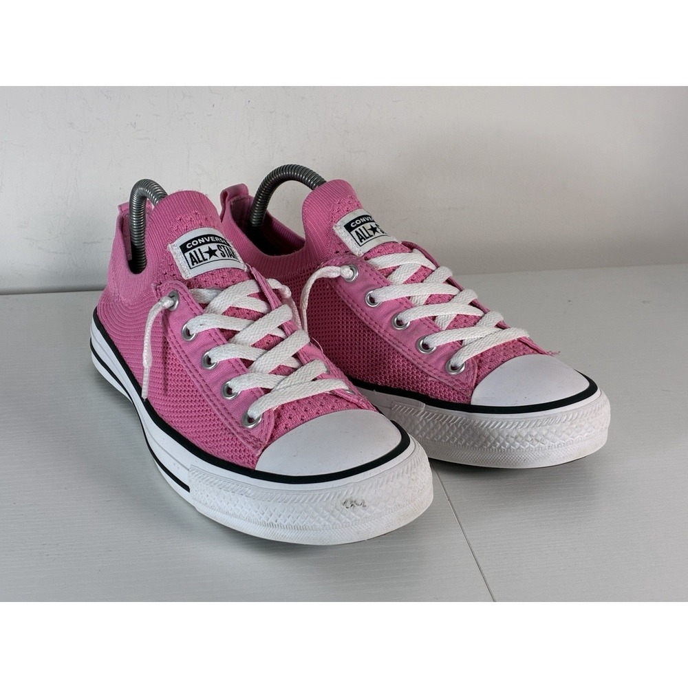 Chuck Taylor All Star Knit Pink Girls Size 7 Kids Shoes